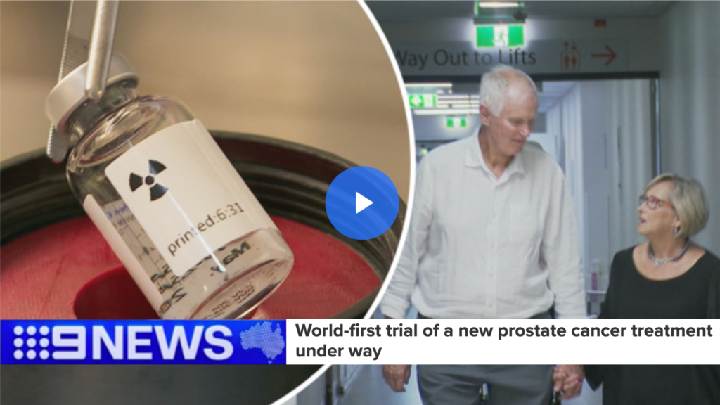 9 News: World-first trial of a new prostate cancer treatment under way ...
