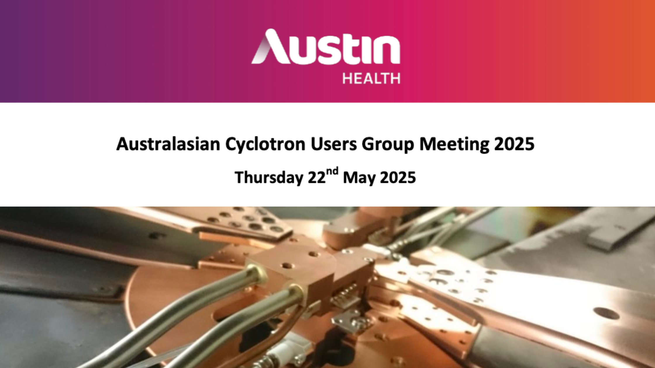 PAST: Australasian Cyclotron Users Group Meeting 2025