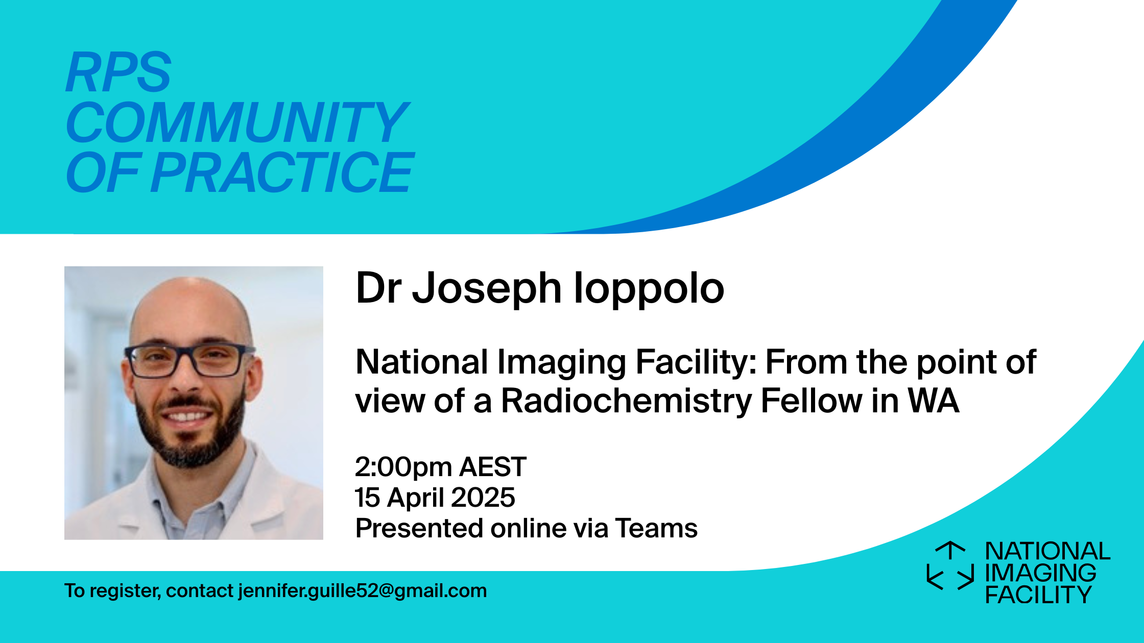 PAST: RPS Community of Practice lecture series: Dr Joseph Ioppolo