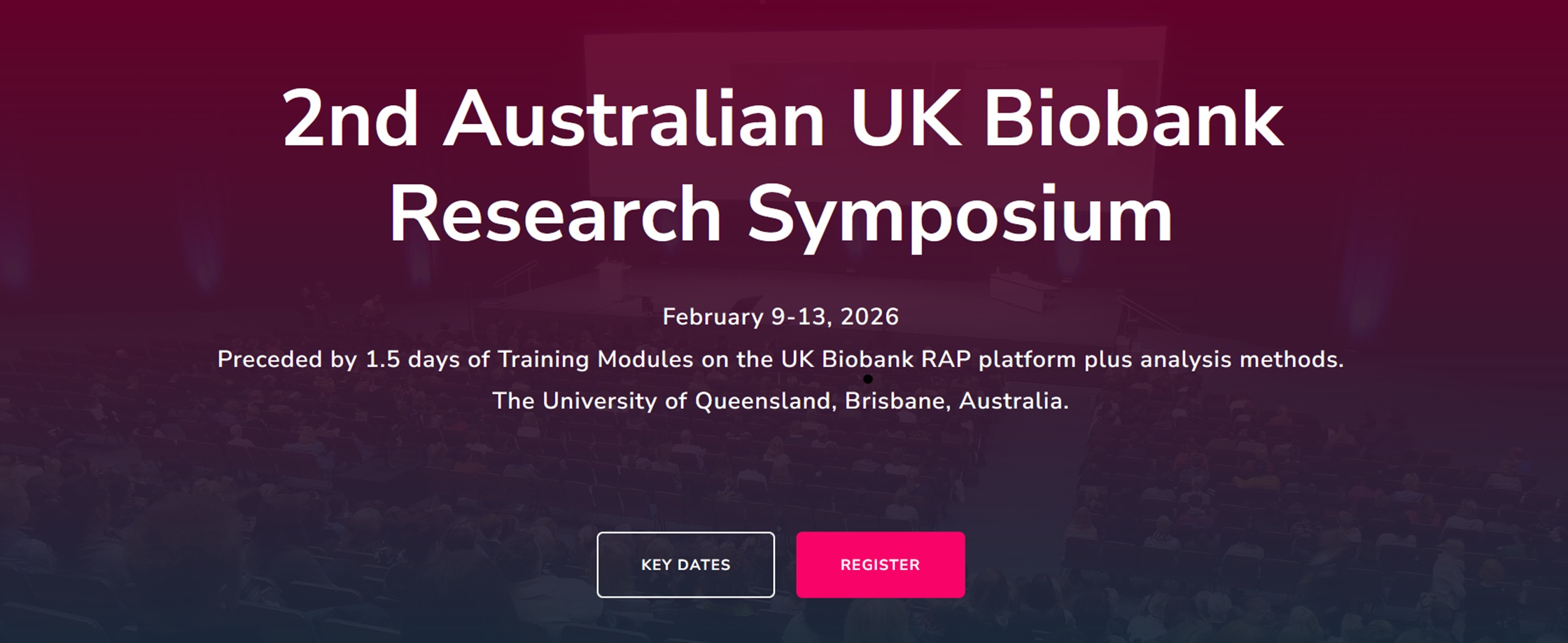 2nd Australian UK Biobank Research Symposium