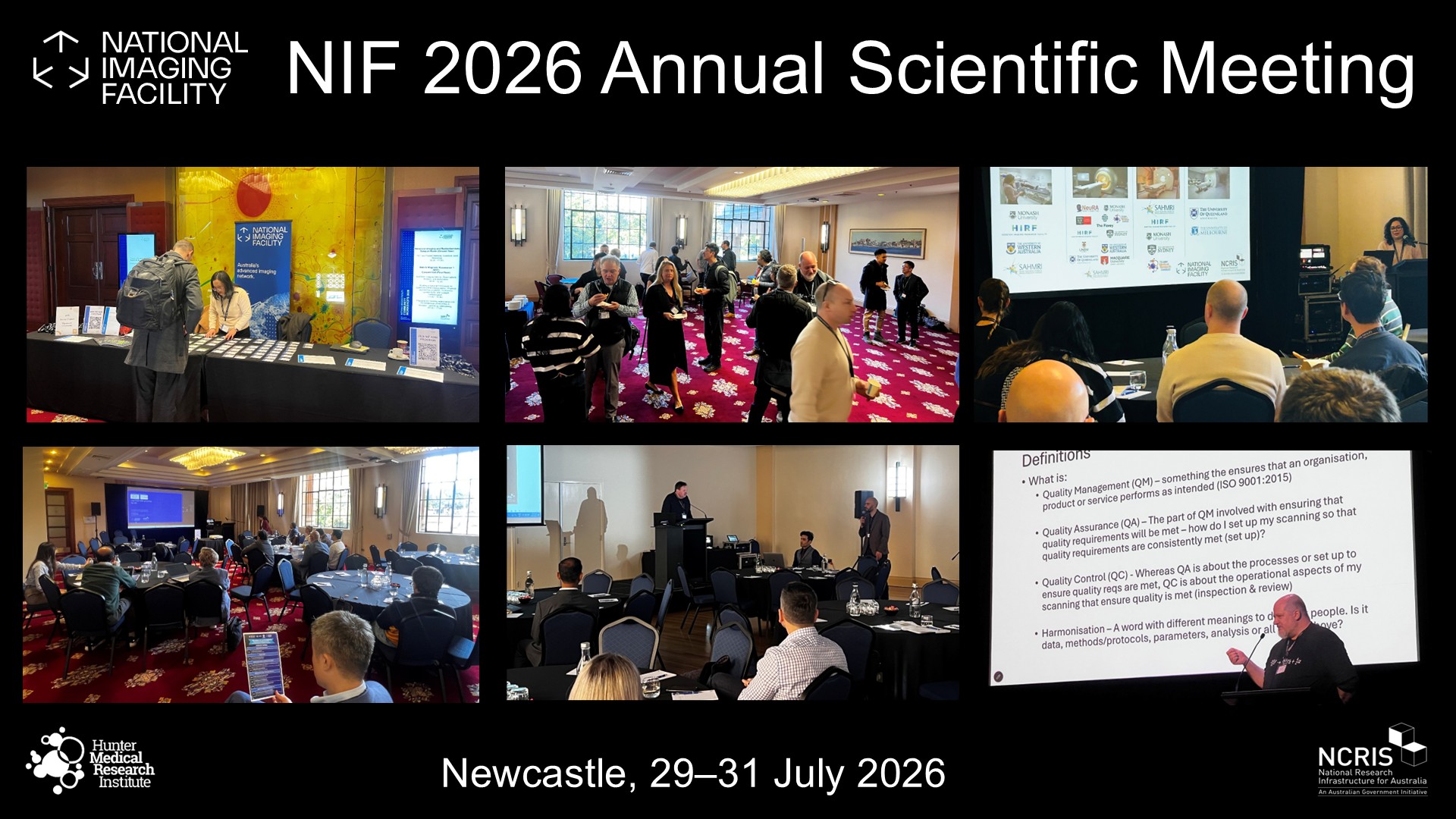 Day 1: NIF’s annual scientific meeting begins, gathering Australian imaging communities in Newcastle